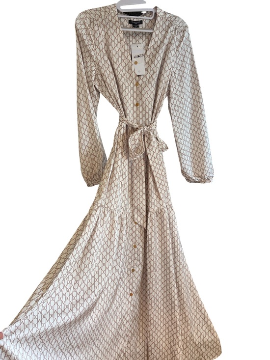 Dresses & Skirts - Marciano By Guess NWT Giselle Monogram Dress Macadamia/Mlk  Size 8